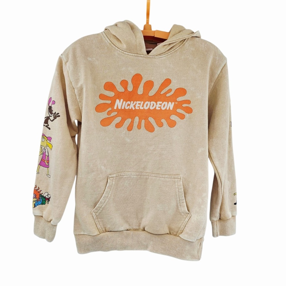 Nickelodeon‎ Rugrats Hey Arnold Ren and Stimpy Kid's Size 8 Hoodie Sweatshirt